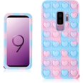thumbnail image 1 of Fashion Fun para Samsung Galaxy S9 Plus Funda, Silicona Dibujos Animados Kawaii Divertido Lindo Cool Fashion Fashion Unique Designer Fun Fidget Cover para niños niñas L, 1 of 5