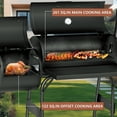 thumbnail image 5 of Charcoal Smoker Grills, KingChii Offset Smoker Family-Size 4-6  with Temperature Control Person BBQ for Outdoor, Garden, Patio and Backyard, 5 of 9