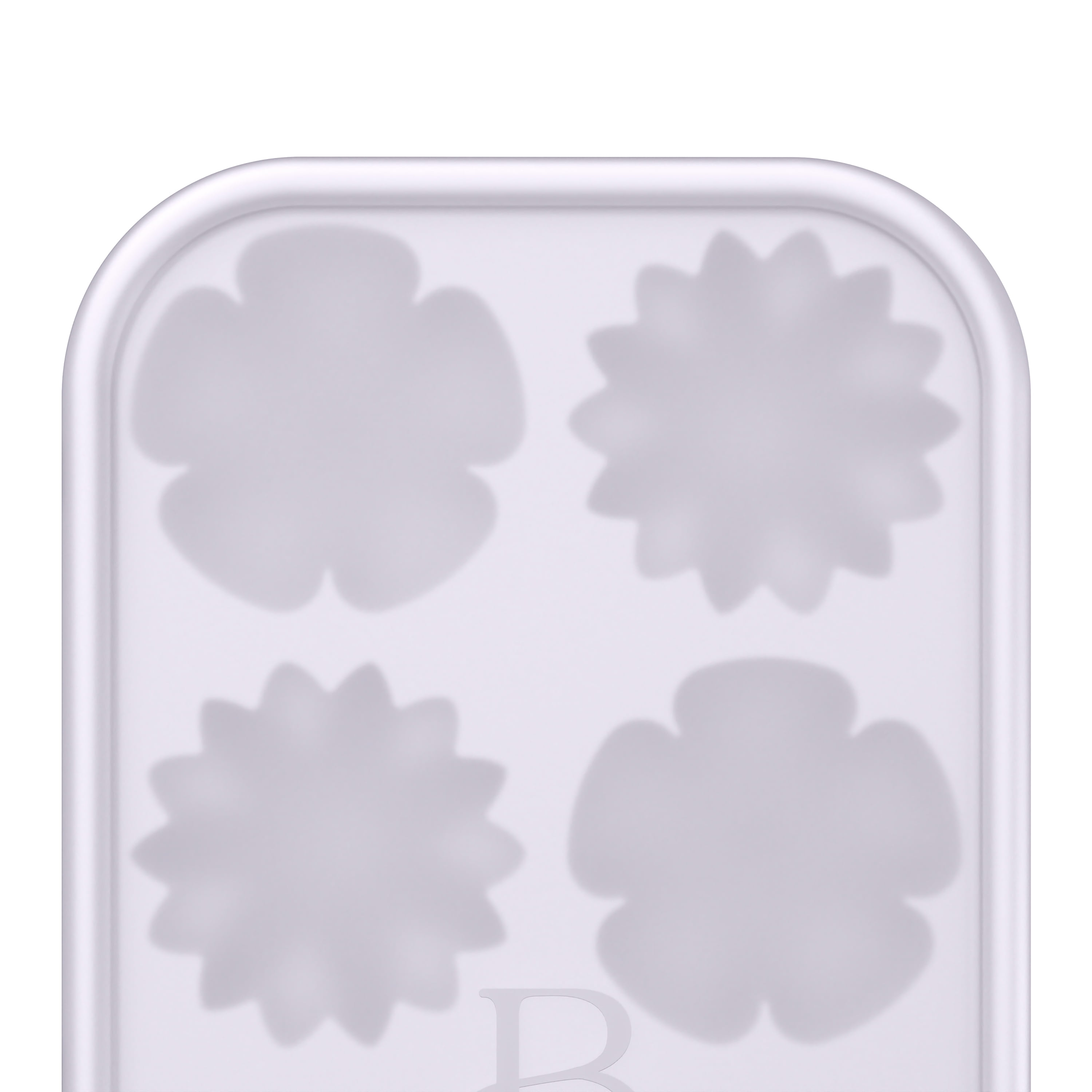 Beautiful by Drew Barrymore Silicone Flower Mold with Lid, Lavender