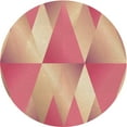 thumbnail image 1 of Ahgly Tapis d'Intérieur Lavable en Machine Carré Rouge, 3 Pieds Carré, 1 of 7
