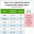 thumbnail image 6 of 3-Pack Men’s 2-in-1 Athletic Gym Shorts with Liner – Quick Dry, Stretch Workout Running Shorts, 6 of 6