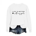 thumbnail image 5 of Ounisa Love Heart Graphic Sweatshirt for Women Floral Printed Vintage Long Sleeves Shirt Crewneck Hoodie Loose Pullovers Tops, 5 of 6