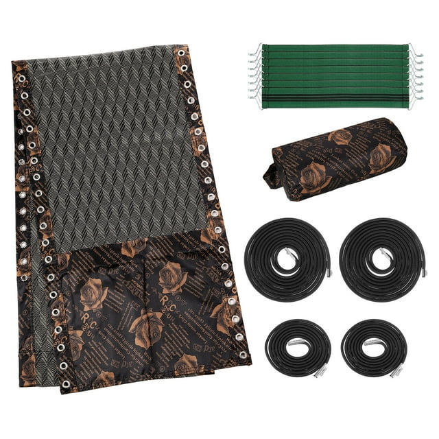 Tela de reemplazo para silla anti-gravedad Uxcell 63"x17" con kit de cordones para piscina y patio, marrón