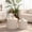 47" - Beige, variant on Noble House Arvion 33" Nesting Drum Coffee Table Set with Wave Stripe Detail, Living Room Side Table, Beige, Set of 2