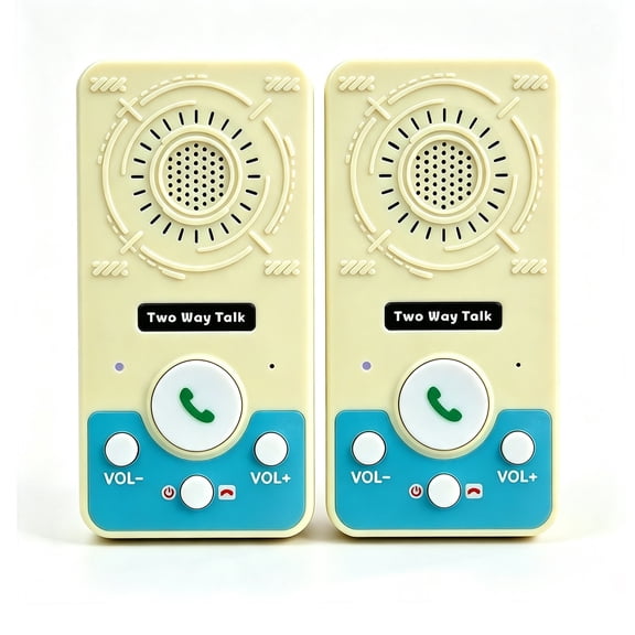 Mutai Wireless Intercom for Elderly, No WiFi Needed, 4 Ringtones， 2-Way Wireless Intercom Full-Duplex, 2-Pack