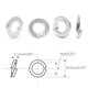 thumbnail image 2 of M6 Lock Washers, 304 Stainless Steel Split Lock Washers For Bolts 100pcs M6 M6, 2 of 5