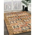 thumbnail image 2 of Ahgly Company Indoor Square Traditional Light Brown Persian Area Rugs, 4' Square, 2 of 6