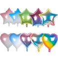 thumbnail image 2 of 2/5 uds 18 pulgadas de estrella de cinco puntas amor película de aluminio globo de banquete de boda cumpleaños fiesta de Navidad de decoración de globos, 2 of 3
