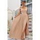 thumbnail image 4 of Vestido de dama de honor SOLODISH Chiffon A Line con hombros descubiertos, 22 W, 4 of 7