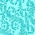 thumbnail image 3 of Lavoie, Tina 15x15 Black Modern Framed Museum Art Print Titled - Aqua Teal Damask, 3 of 5