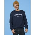 thumbnail image 2 of Topeka Kansas Men Sweatshirt, Male 3X-Large, 2 of 4