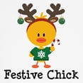 thumbnail image 3 of CafePress - Festive Chick Kids Baseball Jersey - Kids Cotton Baseball Jersey, 3/4 Sleeve Shirt, 3 of 4