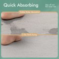 thumbnail image 4 of Alfombrilla de baño ShuxiuWang de tierra de diatomeas secado rápido súper absorbente antideslizante 23.6 x 15.7 pulgadas Gris, 4 of 4