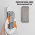 thumbnail image 2 of PENGXIANG 3Pcs Wall Mount Power Strip Holder Cable Organizer Clips Reusable Socket Fixer for Kitchen Home and Office, 2 of 7