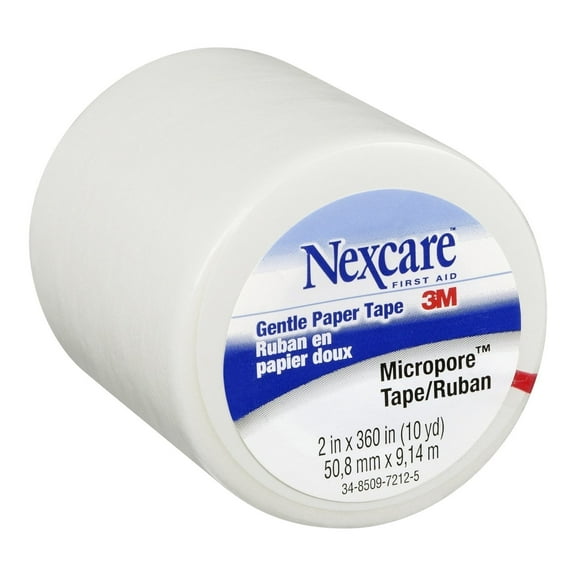 Nexcare Micropore Gentle Paper Tape, 1" x 10 Yd