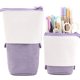 thumbnail image 1 of Estuche de papelería con soporte telescópico para lápices, bolsa de transformador de pie de pana de PU, organizador colorido, ideal para Pascua, primavera, bolsa de cosméticos, bolsa de maquillaje (p Namotu HMYH432, 1 of 6