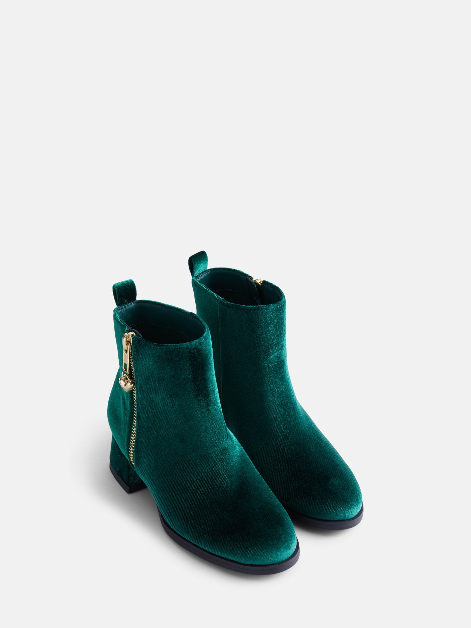 Wonder Nation Girls Faux Suede Velvet Boots