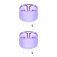 thumbnail image 3 of sweethay Auricular con estuche de carga Senderismo Correr Auricular compatible con Bluetooth Llamada manos libres Auricular para juegos Púrpura Violeta 2piezas, 3 of 6