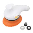 thumbnail image 1 of Dog Shower Attachment Soft Handheld Slip Resistant Hair Grooming Massaging Pet Shower Head for Cats Dogs Orange, 1 of 4