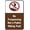 Warning Sign 2, variant on Retro Tin No Trespassing Not A Public Hiking Trail Sign - 8"x12", Vintage Style Decor for Outdoor/Indoor, Hiking Trail Zones, Property Perimeters