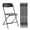 Black, variant on edx 4-Pack Folding Chair, Indoor Portable, Stackable for Events, Offices, Weddings and Restaurants, White