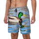 thumbnail image 1 of Fotbe Mallard Duck Swimming In A River Traje de Baño para Hombre – Shorts de Natación de Secado Rápido con Forro y Bolsillos-XX-Large, 1 of 6