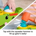 thumbnail image 4 of Fisher-Price Sit & Tap Rolligator, Pounding Activity Toy for Baby Crawling Play, 3 Balls & Hammer, 9 Months and up, 4 of 6