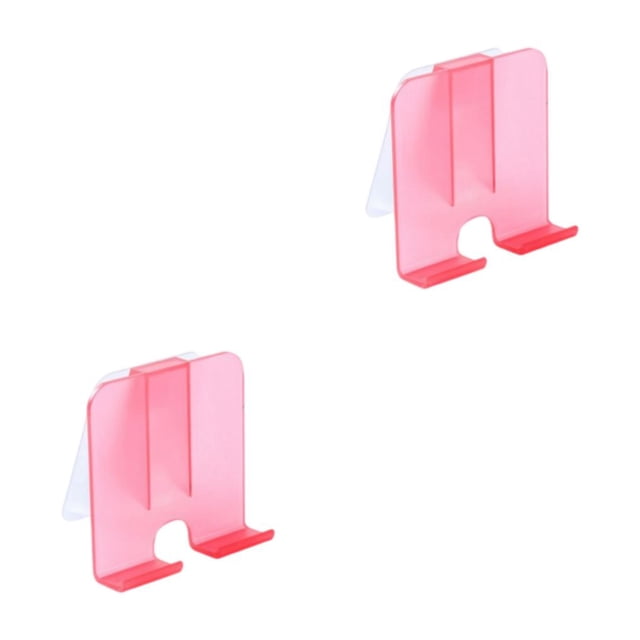 Soporte para teléfono Advancent Estante de baño Autoadhesivo Rosa 2Conjunto