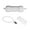 White, variant on 3000L Outdoor Survival Water Purifier Filter Straw Mini Filtration System Activities Emergency Life