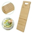 thumbnail image 5 of Ngheia Up To 65% Off Bamboo Washboard Medium Size 50*18*1.5, Laundry 15Mm Thick Scrub Board for Hand Washing Clothes Old Fashioned Household Laundry Tool Natural, 1 Bamboo Washboard, 5 of 9