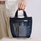thumbnail image 4 of Bolso de malla Ins, maquillaje de viaje para la playa, almacenamiento portátil, azul marino, 4 of 7