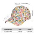 thumbnail image 2 of Sikiie Watercolor Wildflowers Unisex Vintage Washed Unstructured Baseball Cap Soft Cap Adjustable Unisex Baseball Hat Dad Hat, 2 of 6