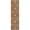 thumbnail image 2 of Addison Rugs Chantille Indoor/Outdoor Traditional Damask Paprika Machine Washable Runner Rug, 2'3" x 7'6", 2 of 8