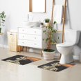 thumbnail image 6 of Yayeee Bath Rug for Bathroom Floor Non Slip Contour Fluffy Soft Absorbent Mat, 20"x24", Black Skeleton, 6 of 7