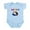 Sky Blue, variant on CafePress - Artist Body Suit - Baby Light Bodysuit, Size Newborn - 24 Months