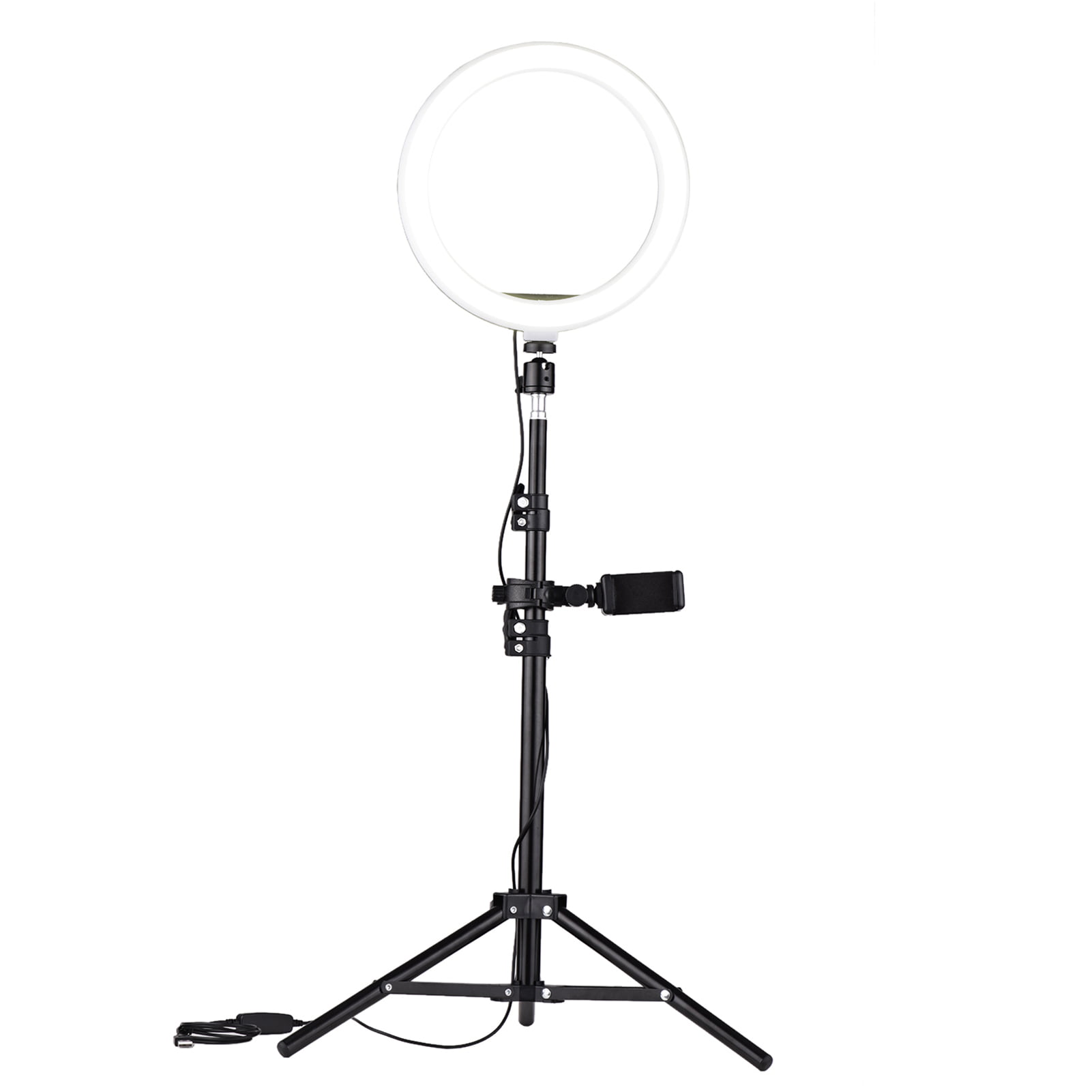 112cm Stand 3-Color Dimmable Standing Ring Light for TikTok Youtube Vlogging Video Photo Selfie Makeup Andoer 10inch Ring Light with Stand and Phone Holder and Remote Control