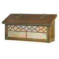 thumbnail image 1 of Americas Finest Lighting AF-3072-NV-GI Window 1 Horizontal Mailbox, Gold Iridescent - New Verde, 1 of 1