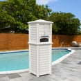 thumbnail image 4 of Mayne Lakeland Plastic Pool and Spa Towel Bar Valet, White, 2 Piece, 4 of 6