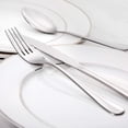 thumbnail image 2 of 36-piece Forks and Spoons Set, Stainless Steel Silverware Flatware Set for Home, Kitchen or Restaurant - Mirror Polished, Dishwasher Safe, 2 of 5