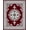 Maroon, Pattern 1, variant on ODIKA 2x3 Machine Washable Non-Slip Area Rug, Heritage Floral Medallion Vintage Classic Elegant Timeless High Traffic Rug, Maroon, 666010