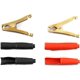 thumbnail image 3 of 4 pinzas de cocodrilo de cobre puro de 100 A, cargador de batería de arranque, clip de salto para coche, camión, coche (2 piezas negras, 2 piezas rojas) esquí esquí Gafas de esquí, 3 of 5