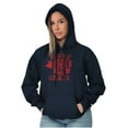 thumbnail image 3 of You're Bacon Me Crazy Meat Lover Unisex Plus Fleece Graphic Hoodie Brisco Brands 2X, 3 of 4