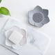 thumbnail image 5 of Toystoory Jabonera en forma de loto, jabonera Flexible de silicona, gris, blanco, baño, ducha, caja de almacenamiento de jabón, soporte de drenaje de Almacenamiento y organización del hogar blanco Toystoory HA024816-02, 5 of 5
