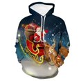 thumbnail image 3 of Sudadera con capucha navideña con estampado 3D para hombre, informal, con diseño de Papá Noel, nueva sudadera con capucha y sudaderas, jerséis holgados de gran tamaño con gráficos para hombre, 3 of 5