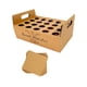 thumbnail image 4 of Caja porta conos de confeti para bodas, decoración de conos de confeti y caja de soporte para bodas 20 agujeros marrón, 4 of 9