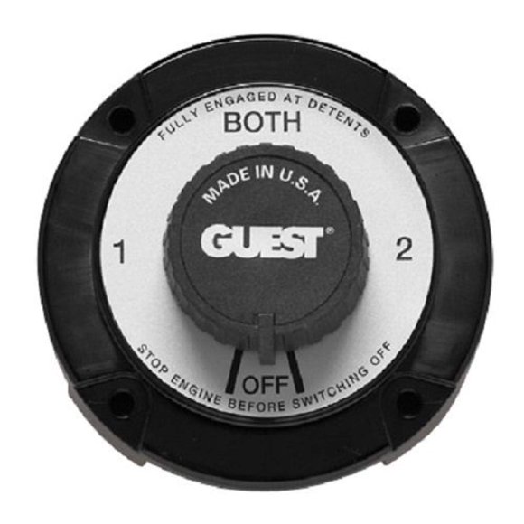 Interruptor selector de batería Guest 2111A Universal Mount