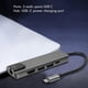 thumbnail image 2 of Hub USB tipo C 5 en 1, Hub USB C 4k a adaptador Lan Gigabit Ethernet Rj45, Compatible con cargador USB-c Pro 3, 2 of 5