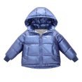 thumbnail image 2 of Esaierr Boys Girls Winter Down cotton jacket Coats for Toddler Baby 9M-7Y Winter down Outerwear Kids Thickened Warm Hooded Down Jacket, 2 of 5