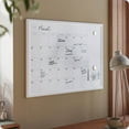thumbnail image 6 of U Brands 30 x 20 in. Magnetic Dry Erase Calendar Whiteboard, White Wood Style Frame, 6 of 8