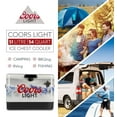 thumbnail image 3 of Coors Light Ice Chest Cooler with Bottle Opener, 51L (54 qt), 85 Cans, 3 of 7